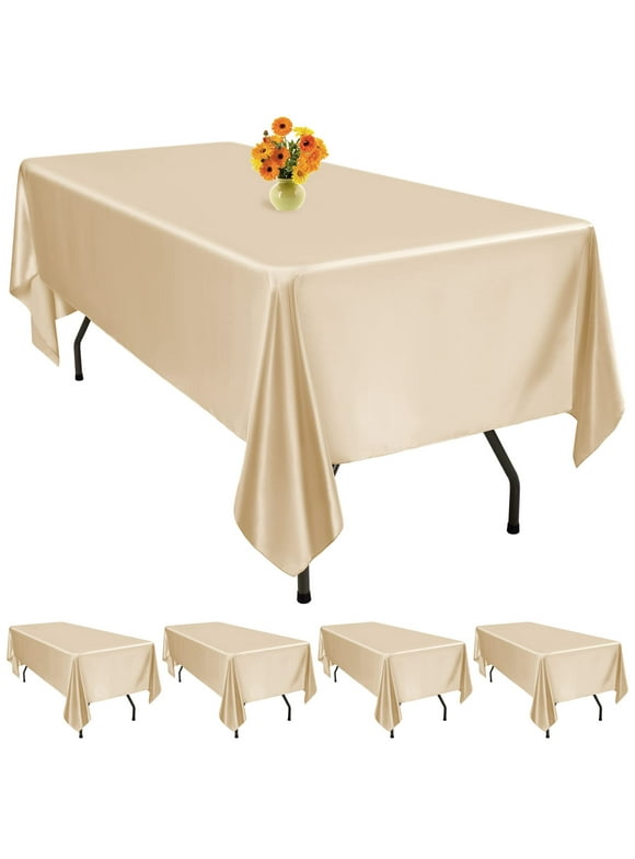 White Tablecloths in Table Linens