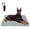 Light Gray, variant on Luciphia Dog Heating Pad Electric Heated Pet Mat for Cats Waterproof | Digital thermostat, power line protection tube