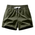 thumbnail image 2 of Hatoys Men's Big & Tall 5" Inseam Athletic Shorts Summer Quick Dry Workout Running Short Pants Elastic Waistband Drawstring Casual Loungewear for Beach Vacation, 2 of 3