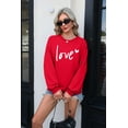 thumbnail image 6 of VILOVE Women Valentine's Day Love Heart Graphic Sweatshirts Crew Neck Long Sleeve Pullover Casual Blouse Tops, 6 of 9