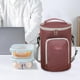 thumbnail image 5 of Bolsa Bento Portátil Redonda para Estudiantes, Lonchera con Cierre Diagonal, Aislante para Picnic, Bolsa de Hielo, Cubo Aislante, Bolsa de Almacenamiento., 5 of 5