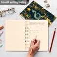 thumbnail image 4 of FORMRS 1-Subject Spiral Notebook 8" x 5" College Ruled 60 Refillable Sheet A5 Hard Cover, Green Celestial Serpent, 4 of 7