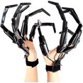 thumbnail image 2 of 1 par de dedos articulados de Halloween, extensor de garras de hueso de esqueleto realista con articulación Flexible, 2 of 4
