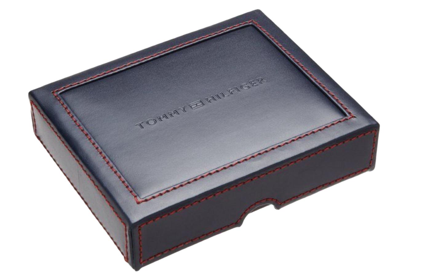 Tommy Hilfiger, Bags, Tommy Hilfiger Mens Leather Bifold Wallet With Coin  Pocket