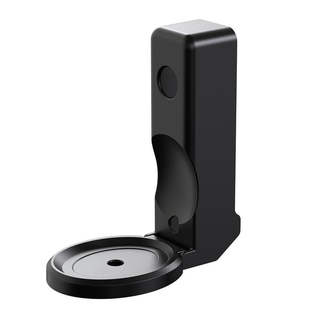 Yimiti Support Mural Sans Perçage pour Echo Spot 2024: Design Élégant & Solution de Rangement de Câbles!, Noir