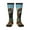 3 Black, variant on Forest Meditating Gorilla Print Thigh High Socks Extra Long Stretchy Sock Women Over Knee High Opaque Stocking Daily Wear
