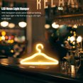 thumbnail image 3 of LED Neon Sign Light, Coat Hanger Neon Sign Key Switch USB Powered Decoration Warm Light  for Bedroom, 3 of 7