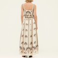 thumbnail image 5 of Women's Floral Two Piece Skirt Set, Ruffle Trim Sleeveless Top and Maxi Skirt, 5 of 7