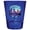 Blue, variant on Jacksonville Florida Design A Souvenir Full Color 2 oz Round Shot Glass Blue