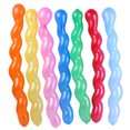 thumbnail image 4 of Globo de látex de 100 piezas, giratorios, manidades para bricoje, decoración de UNA Colcomx Globos espirales de látex, 4 of 8