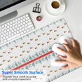 thumbnail image 4 of Long Mouse Pads for Desk,Christmas Tree and Bird Pattern Desk Mats on Top Of Desks, Desk Mouse Pad Extra Large with 3mm Non-Slip Base and Stitched Edge for Gaming,Office,Work,Home 35.4x15.7in, 4 of 5