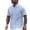 Light Blue, variant on Men's Short Sleeve Summer Tshirts Lapel Button Down Graphic Beach Shirts Lapel Tops Casual Funny Beach Shirts Button Down Lapel Shirts