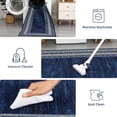 thumbnail image 6 of 2x6 Kitchen Runner Rugs Washable, Soft Non Slip Hallway Rug Carpet, Indoor Modern Geometric Rugs, Low Pile Throw Runner for Laundry Entryway Bathroom, Blue, 6 of 8