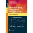 thumbnail image 1 of Information Theory, Combinatorics, and Search Theory, 1 of 2