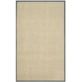 thumbnail image 3 of SAFAVIEH Natural Fiber Arbor Bordered Area Rug, Natural/Dark Gray, 5' x 8' - Coastal Design, Natural & Dark Grey, Seagrass, Ideal for Entryway, Kitchen, Living Room, Office, 3 of 13