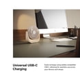 thumbnail image 4 of Incipio Rechargeable Desk Fan, Portable USB Fan with 3-Speed Settings, Adjustable Tilt Head & Quiet Airflow, Compact Desktop Cooling Fan for Office, Home & Travel, 4 of 10