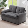 thumbnail image 6 of Onbrill 3-in-1 Sleeper Sofa Bed, Adjustable Backrest and USB Charging Ports, Gray, 6 of 8