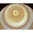 thumbnail image 2 of Highsmith, Carol 32x26 White Modern Wood Framed Museum Art Print Titled - The Texas Capitol Dome, Austin Texas, 2 of 4