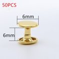 thumbnail image 4 of MesaSe 50PCS Brass Stud Rivets for Leather Crafts  Bags  Shoes  Hats, 4 of 4