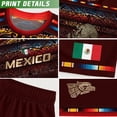 thumbnail image 3 of Zimjoy Men's 2026 Mexico Soccer Jersey Short Sleeve Crew Neck Training Shirt Breathable Sport Casual T Shirt for Soccer Fans Watermelon Red 6XL, 3 of 8