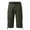 Army Green, variant on Cotton Cargo Shorts for Men Long Capri Elastic Below The Knee 3/4 Casual Summer Outdoor Hiking Shorts with Pockets (No Belt)