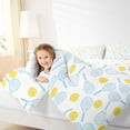 thumbnail image 3 of Manfei Tennis Ball Games Twin Comforter Sets,Girls Sport Gaming Bedding Set For Girls,Cyan Tone,Reversible,2 Pieces,1 Comforter and 1 Pillowcase, 3 of 8