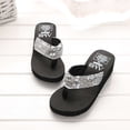 thumbnail image 3 of Flip Flops for Women Sequin Beach Sandals Shower Shoes Gym Pool Dorm Water Sandals Flip Flops Casual Sandals Summer Slippers for Beach Swimming Pool Travel Comfortable Shower Shoes, 3 of 8