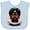 Blue, variant on Inktastic Day Of The Dead Skull BLK Boys or Girls Baby Bib