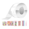 thumbnail image 3 of Cintas de doble cara,Juguete para niños con cinta adhesiva de doble cara Blow Bubbles Cinta con 34PCS Macarena Cintas de doble cara, 3 of 5