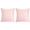 Rose-Pink, variant on Amelia Silver Geometric Polyester 20 in. x 20 in Throw Pillow (Set of 2)