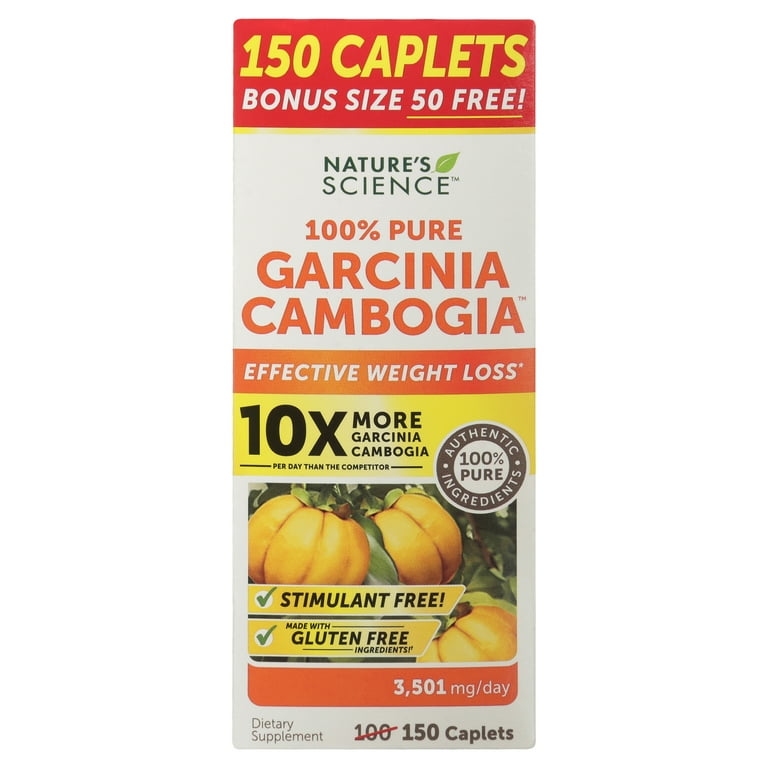 Nature's Science Garcinia Cambogia, 150 Count - Walmart.com