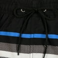 thumbnail image 6 of CASELAND Men's Swim Trunks with Compression Liner 2 in 1 Quick Dry Swimming Shorts, Black Stripes S, 6 of 8