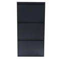 thumbnail image 5 of Shoe Cabinet Modern Storage Rack with 3 Flip Doors Organizer Holds 9 Pair Shoes, 5 of 12