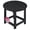 Black-e:Round Table, variant on End Table Orange C:oval Double Layer Outdoor Indoor