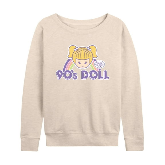 Polly Pocket - 90s Doll - Women's Lightweight French Terry Long Sleeve Shirt