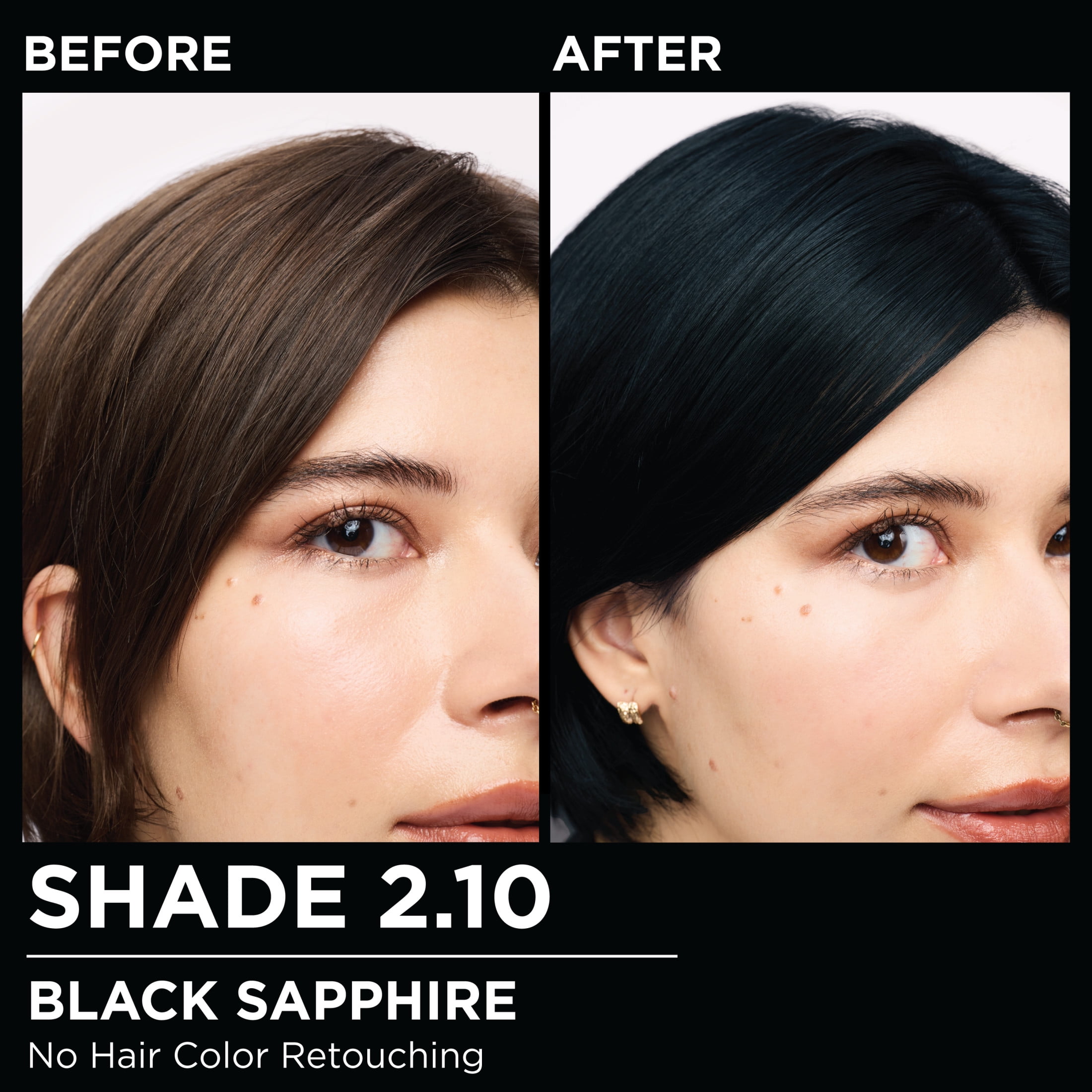 Garnier Olia Oil Powered Permanent Hair Color, 2.10 Black Sapphire