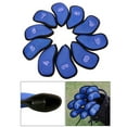 thumbnail image 4 of 10 unids/pack Meshy Golf hierro cubre conjunto la mayoría planchas azul Sharpla Cubiertas de la cabeza del club de golf, 4 of 8