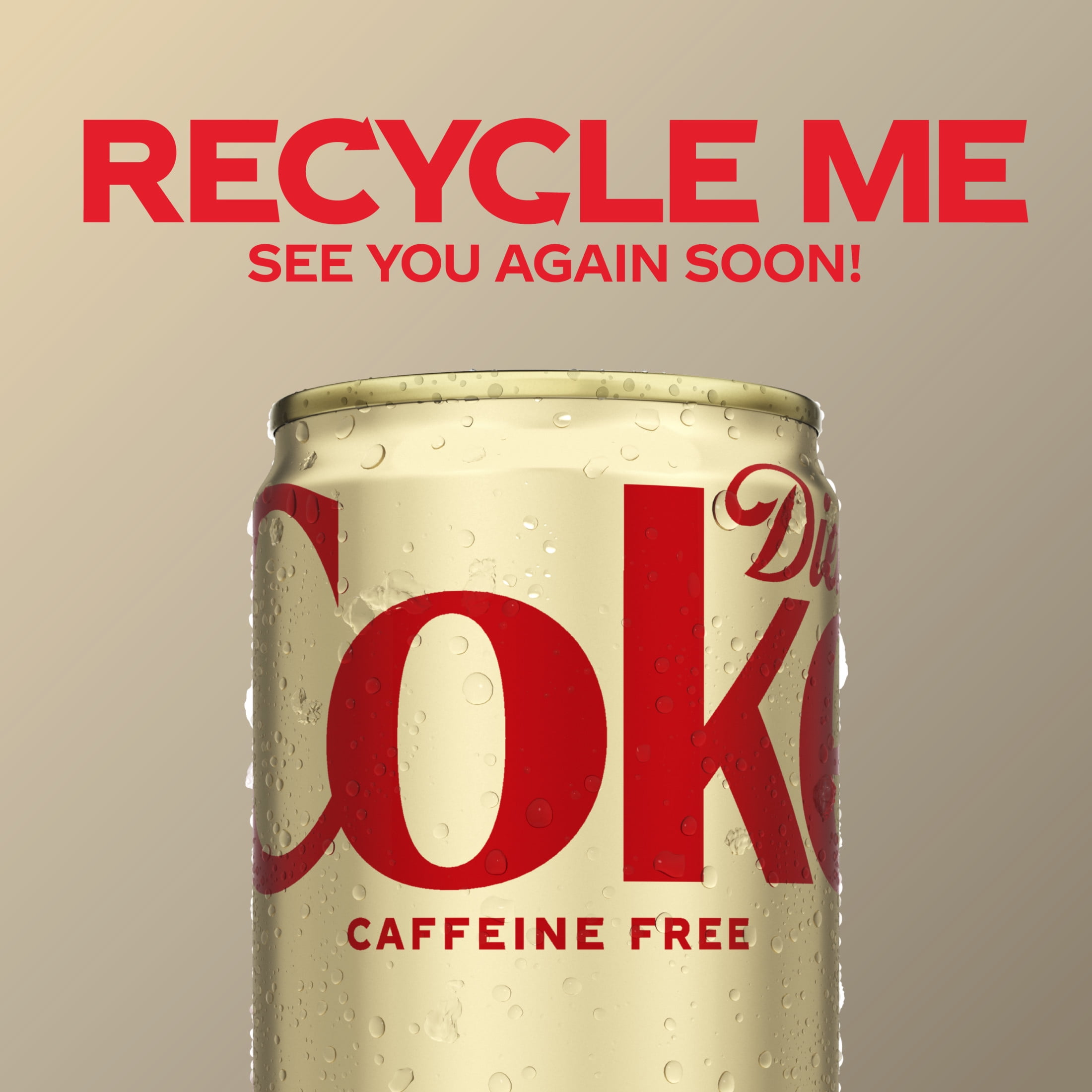 Diet Coke Caffeine-Free Soda Pop Mini Cans, 7.5 fl oz, 6 Pack