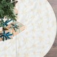 thumbnail image 2 of WKSCLPAI Tree Skirt,Fall Tree Skirt,White Christmas Tree Skirt,Mini Tree Skirt,30.7in Snowflake Design for Holiday Decorations, 2 of 8