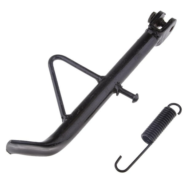 Kickstand para Motocicleta Hecho de Metal con Soporte Lateral Pie de Apoyo Resistente y Rack de Estacionamiento Adecuado para Motocicletas 19cm