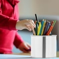 thumbnail image 2 of KAKOWELY 8PCS Paint Mixing Iron Can Round Metal Oil Paint Cans Portable Printing Ink Storage Can Practical Paint Storage Can Sturdy Oil Ink Container for Home Store(0.3L Silver),3.15"X3.15"X2.6", 2 of 4