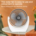 thumbnail image 4 of Amdohai Portable 6W Solar Powered Fan Set Solar Panel Monocrystalline Silicon Solar Panel Multifunctional Solar Power Recharger, 4 of 8