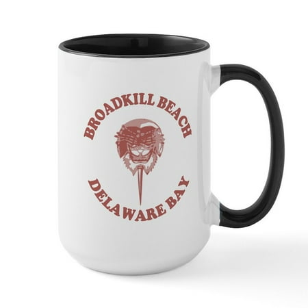 

CafePress - Broadkill Beach DE Horseshoe Crab Design Large M - 15 oz Ceramic Large Mug