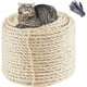 thumbnail image 1 of Cuerda de sisal natural de 8 mm x 60 m, cuerda de repuesto blanca natural antigua para gatos con un par de guantes protectores para árbol de gato flor de árbol de gato, 1 of 5