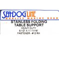 thumbnail image 5 of Sea-Dog Line 221355 (2) Heavy-Duty Folding Table Support Brackets 500 lb Load Limit #12 Fastener, 5 of 5