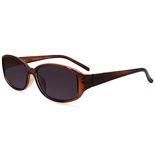 In Style Eyes - In Style Eyes Stylish Full Reader Sunglasses Brown 2.25