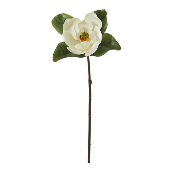 Nearly Natural 28in. Magnolia Artificial Flower (Set of 3)
