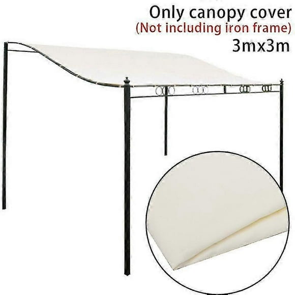 300D Canvas Waterproof Tent Canopy Top Roof Sun Shelter Cloth Outdoor Cover -CDSX