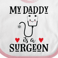 thumbnail image 4 of Inktastic Surgeon Daddy Doctor Baby Clothes Boys or Girls Baby Bib, 4 of 4