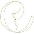 thumbnail image 1 of 14K Yellow Gold Filled Box Link Chain Necklace | Adjustable 22 Inch Length | .85mm Thick, 1 of 8